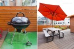 - Rooftop terrace (Bench, Table, Parasol, BBQ Grill)